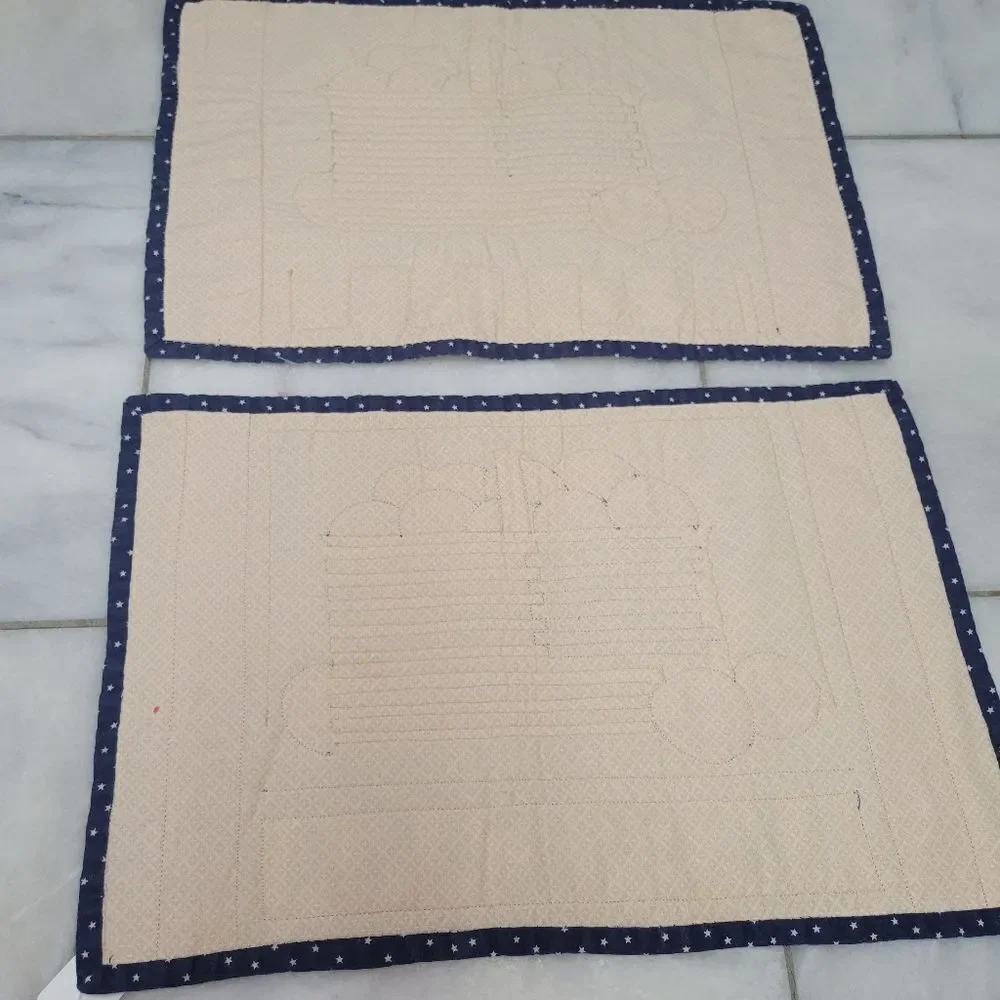 Americana Flags Prints Placemats for Table Mats Set Of 4